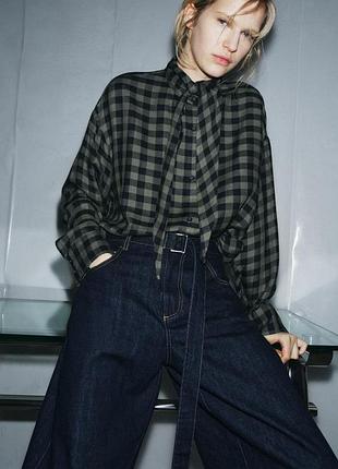 Рубашка в клетку zara