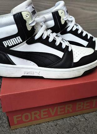 Кеды кроссовки хайтопы подростковые puma оригинал 37,5 г