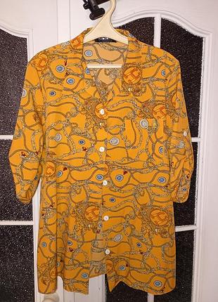 Рубашка рубашка оранжево- желтая 🍊💛🍰