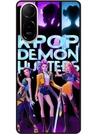 Силіконовий бампер чохол для xiaomi poco c81 pro з картинкою k-pop demon hunters
