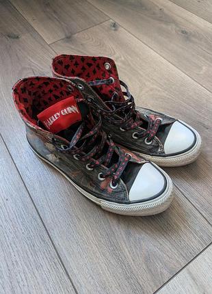 1+1=3! оригинальные кеды converse dc comics harley quinn