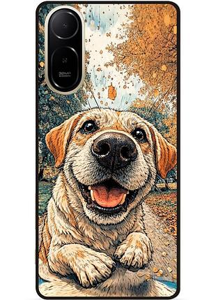 Силіконовий чохол бампер для xiaomi poco c81 pro з малюнком лабрадор