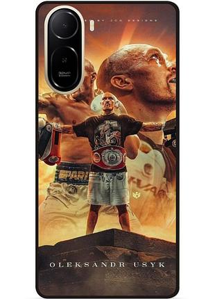 Чехол силиконовый бампер для xiaomi poco c81 pro с рисунком усик бокс украина