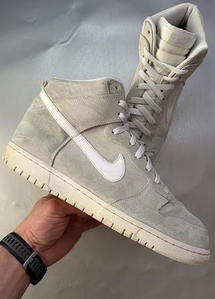 Кросівки nike dunk high suede