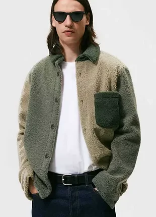 Куртка zara фліс teddy на весну/осінь