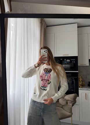 Кофта жіноча polo ralph lauren. с,м біла