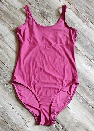 Яскравий малиновий суцільний купальник esmara, розмір l / xl (eur 44/46)