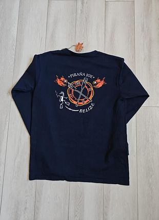 Pirana joe лонгслив мужская футболка женская