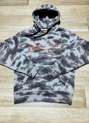 Мужское худи superdry с принтом , размер m-l