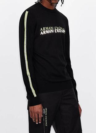 Мужской джемпер кофта реглан armani exchange