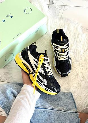 Off-white be right back black yellow