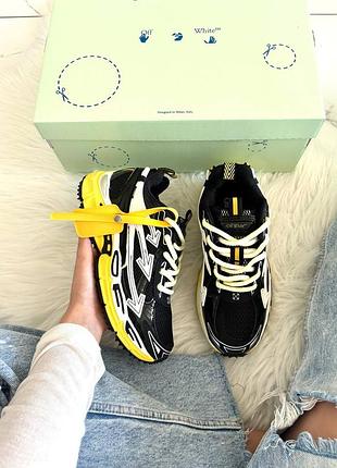 Off-white be right back black yellow 3