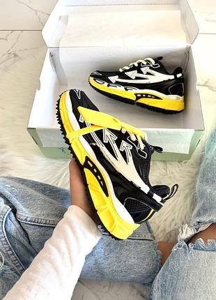 Off-white be right back black yellow 5