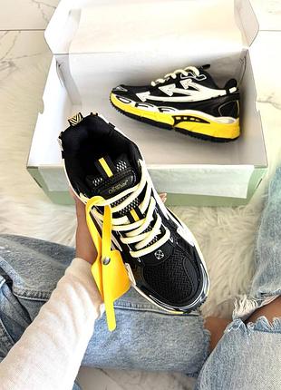 Off-white be right back black yellow 8