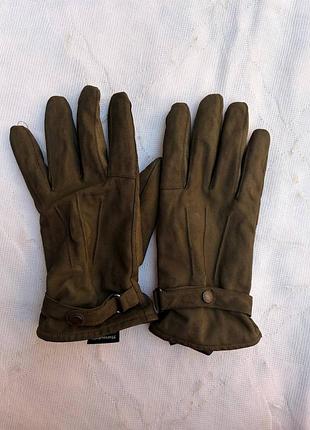 Шкіряні рукавички barbour thinsulate