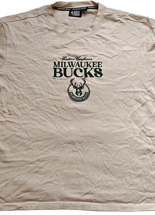 Футболка nba milwaukee bucks оригінал, розмір 2xl