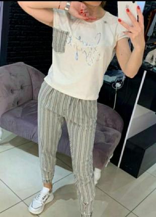 Стильний літній костюм , люкс якість, розмір м.