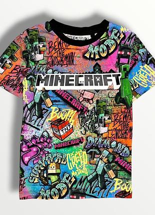 Next футболка minecraft на хлопчика 8 років