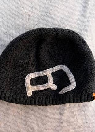 Шапка ortovox rock'n'wool beanie вовняна трекінгова