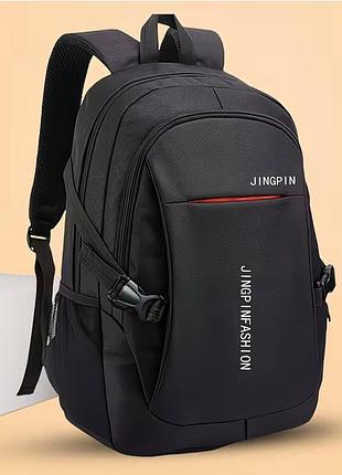 Рюкзак чоловічий міський jingpin fashion з usb-портом, водонепроникний рюкзак для ноутбука та повсякденного використання