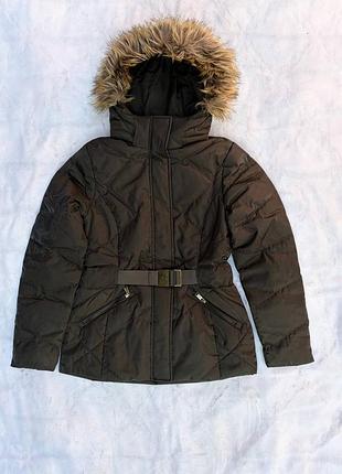 Пуховик the north face куртка дутый berghaus с ремнем