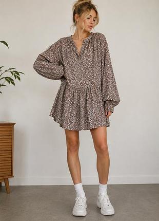 H&m сукня з квітковим принтом | розмір s | віскоза