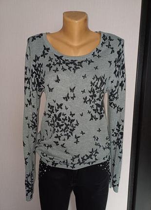 Кофта джемпер с бабочками  m&s 7