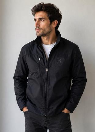 Куртка official puma scuderia ferrari mens jacket size l black authentic motorsport sf