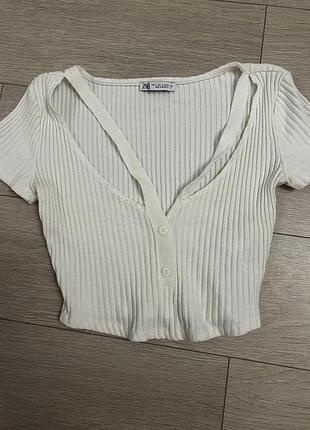 Футболка zara жіноча s