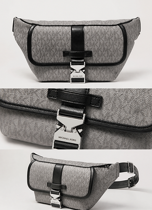 Michael kors hudson signature logo sling pack / мк мужская сумка| оригинал | one size
