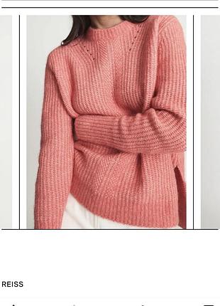 Светр з суміші альпаки та вовни emma waffle knit jumper reiss