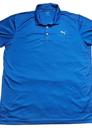 Поло puma оригинал, размер xl, синее