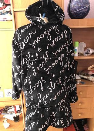 Меховушка, плюшева туника, кофта, худи, хs. new look., слип, пижама