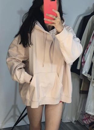 Товстовка жіноча пудрова на флісі h&m