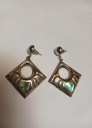 Сережки alpaca mexico винтаж