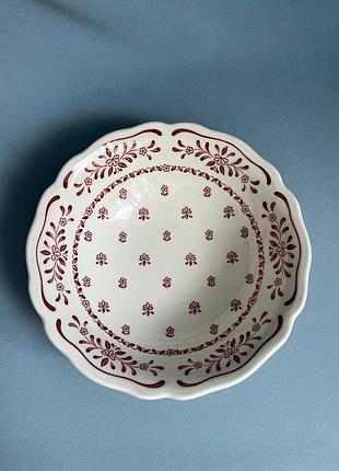 Вінтажний салатник royal staffordshire burgundie від j. & g. meakin, england.