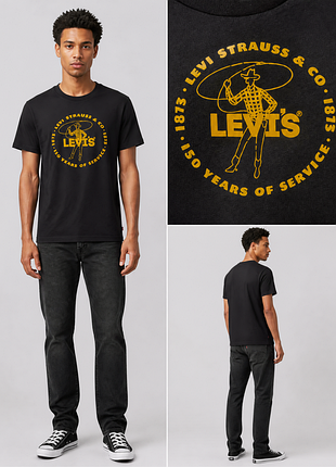Футболка levi’s / футболка левис хлопковая с логотипом | оригинал | m l xl