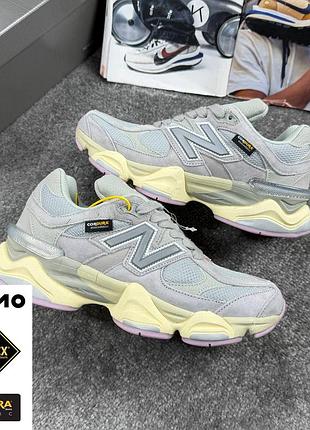 Термо кроссовки new balance 9060 grey pink cordura