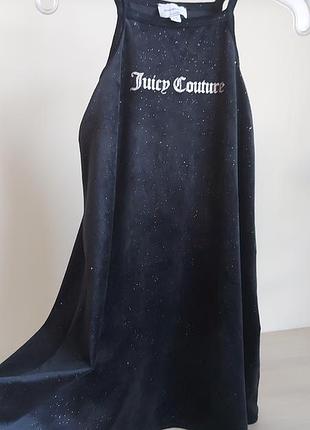 Велюровый сукня з мерехтінням juicy couture