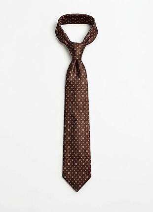 Елегантна краватка massimo dutti із натуральним шовком та вовною 🤎