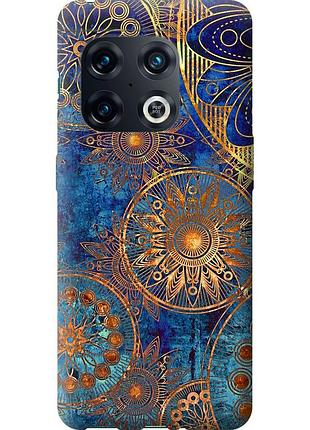 Чехол силиконовый на телефон oneplus 10 pro золотой узор "678u-2588-58250"
