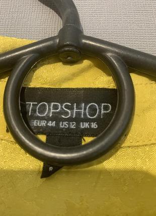 Topshop гобеленовая нарядная блузка.6 фото