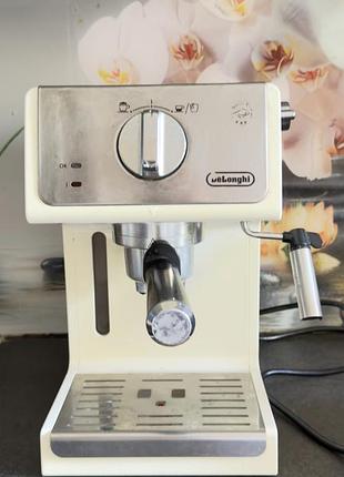 Кавоварка de’longhi ecp 33.21.w, б/в