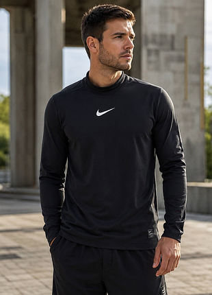 Nike pro мужская компрессионная кофта, размер m