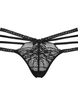 Чорні трусики стрінги hunkemöller, розмір s