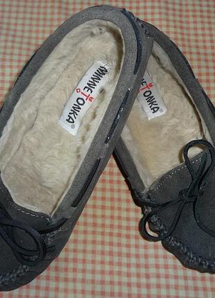 Замшеві мокасини minnetonka