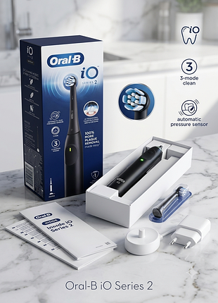 Електрична зубна щітка oral-b io series 2 black нова