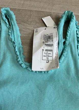 Майка в рубчик m&s 7-8 років 2