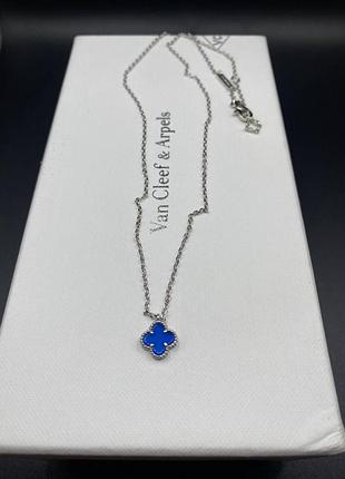 💎new💎брендовая подвеска van cleef mini, vca , клевер 🍀 с логотипом