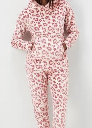 Теплий домашній костюм, піжама matalan р. s